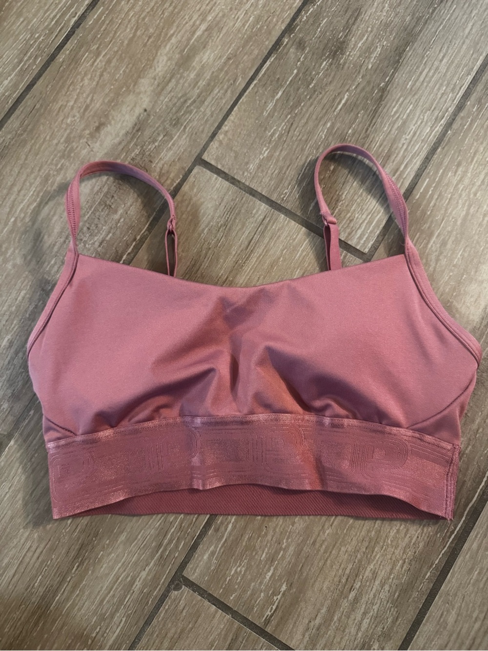 PINK Victoria's Secret Seamless Sports Bralette in Mauve Pink